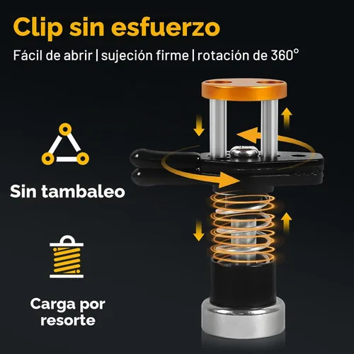 Vista 4 de Abrazadera Magnética de Manos de Ayuda de Metal, Soporte Ajustable de Tercera Mano para Soldadura para Electrónicos Pequeños, Pasatiempo DIY