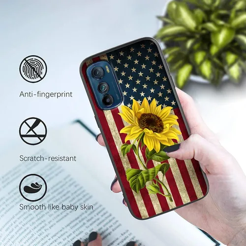 Vista 4 de Funda de silicona líquida para Motorola Moto Edge 2022, Moto Edge 2022 de 6.6 pulgadas, ligera, a prueba de golpes, antiarañazos, para Moto Edge 5G