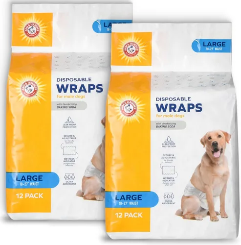 Vista 12 de Arm & Hammer Bandas para el vientre para perros machos pequeños, 12