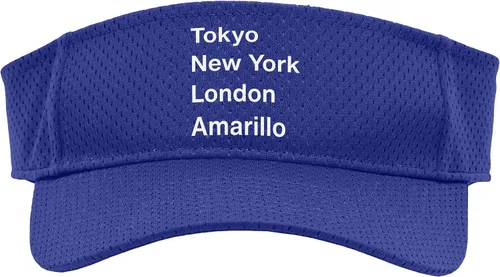 Vista 7 de Funny Amarillo City Sport Sun Visor