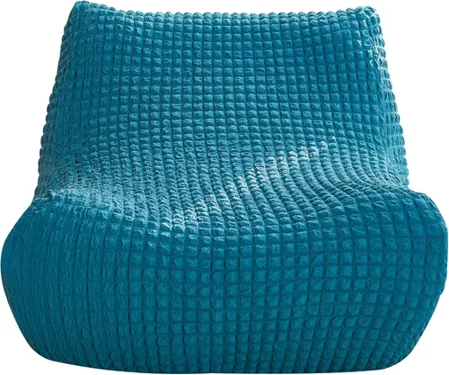 Vista 10 de TOPCHANCES Funda para silla Fireside, funda elástica para tumbona sin brazos, para sofá y muebles, protector de puf con parte inferior elástica