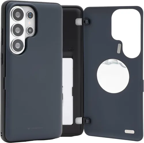 Vista 67 de GOOSPERY Funda tipo cartera para Samsung Galaxy S22 Ultra, [tarjetero] parachoques magnético de puerta con cierre automático, cubierta protectora