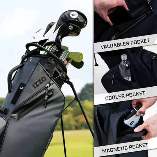 Vista 2 de Bolsa de soporte de golf Izzo Heritage