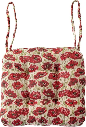 Vista 8 de vctops Cojines para silla de estilo rústico con estampado de pájaros y lazos Cojines para silla en forma de U suaves y cómodos Almohadillas