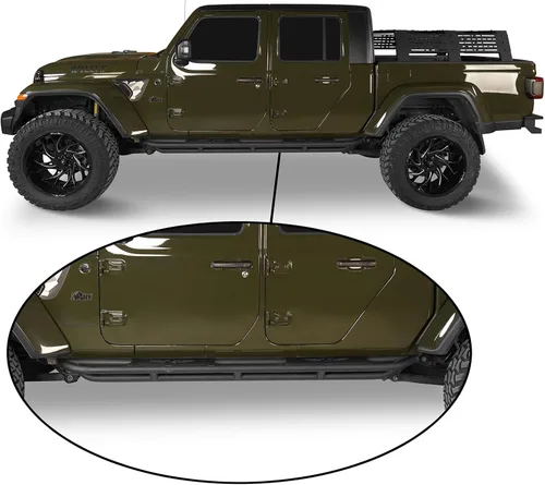 Vista 2 de u-Box Gladiator - Estribo lateral Nerf para puerta compatible con Jeep Gladiator JT Pickup 2020 2021 2022 2023 2024 2025 2026