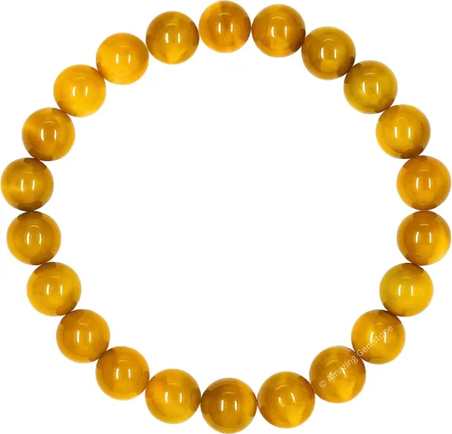 Vista 804 de Amazing Gemstone Crystal Bracelet for Women Men's Gifts - Protection Healing Crystal Bracelet - 8mm Gemstone Beaded Stretchable Bracelet Pulseras
