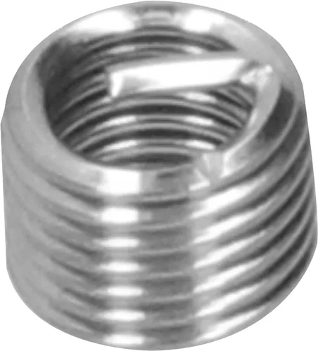 Vista 3 de 100 piezas de insertos de reparación de roscas M6 x 1 helicoidal, fundas de rosca métricas de acero inoxidable con diferentes longitudes para elegir