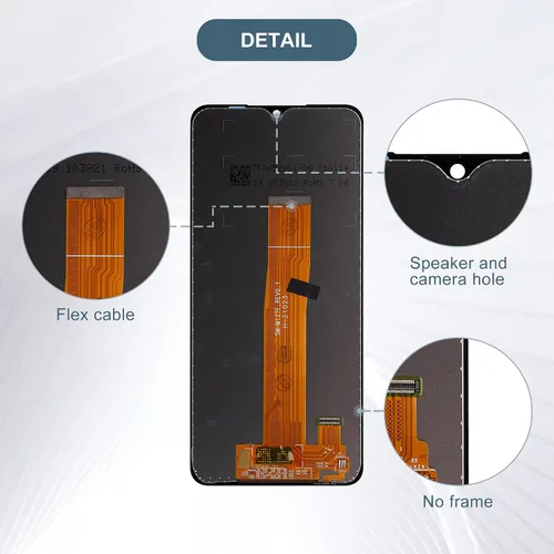 Vista 4 de Pantalla LCD compatible con Samsung Galaxy A02 SM-A022F 6.5 "Pantalla LCD táctil Asamblea con herramientas