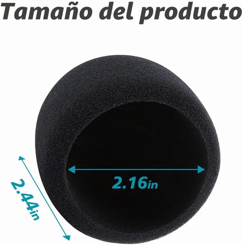 Vista 4 de YOUSHARES Microphone Furry Windscreen Muff Espuma
