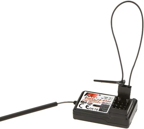 Vista 3 de Flysky 4 unids FS-GR3E receptor 3CH 2.4Ghz receptor para FS-GT2 FS-GT2B FS-GT3B FS-GT3C FZ-IT4S RC Transmisor de barco de coche