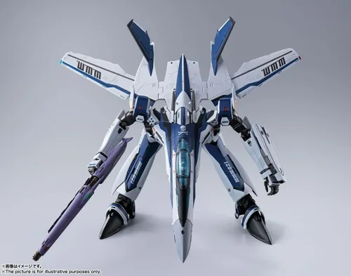 Vista 16 de TAMASHII NATIONS - Macross Frontier -VF-25 Messiah Valkyrie Worldwide Anniversary Bandai Spirits DX Chogokin Metal fundido coleccionable