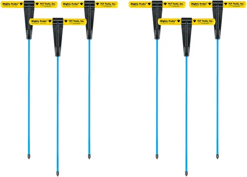 Vista 9 de T&T Tools - Sonda poderosa sonda de metal aislada de 36 pulgadas, varilla hexagonal de 7/16 pulgadas, varilla de acero de aleación resistente