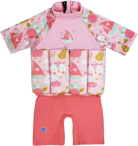 Vista 7 de Splash About Traje de flotador con mangas para bebés y niños pequeños que aprenden a nadar Apple Daisy