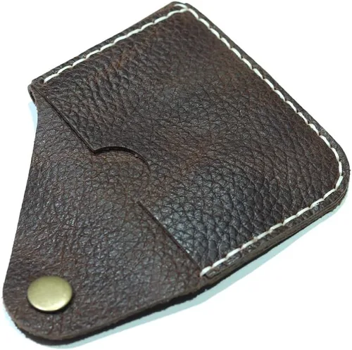 Vista 60 de Leather Card Holder Wallet, Compact Design with Slots for Cards and Cash (light brown)