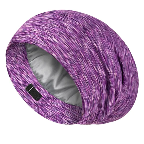 Vista 8 de LULUSILK Gorro de Dormir con Forro de Seda de Morera, Se Acabó el Cabello Encrespado y Enredado, Envoltorio de Cabello de Seda que se Mantiene