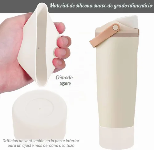 Vista 5 de Mity rain 2 piezas de botas protectoras de silicona para botellas y vasos FreeSip Sway de Owala de 30 oz y 40 oz - Accesorios para owala, mejora