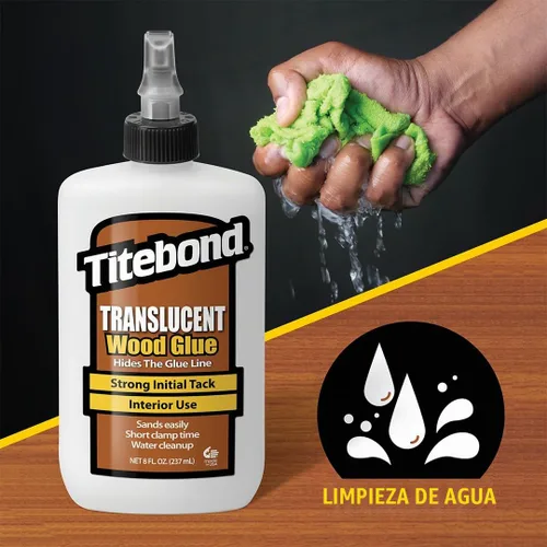 Vista 4 de FRANKLIN INTERNATIONAL 6123 8OZ Titebond Pegamento Transparente