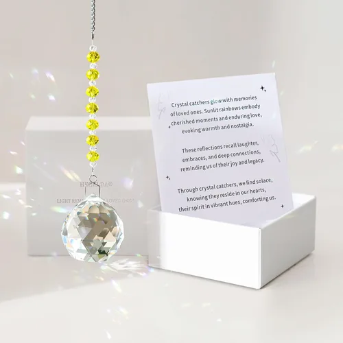 Vista 12 de Regalos conmemorativos para la pérdida de papá, atrapasoles de cristal en la memoria, regalos de condolencia por pérdida de papá y padre, regalos