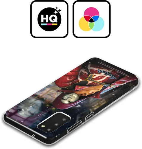Vista 2 de Head Case Designs Officially Licensed Batman Arkham Origins Anarky Characters Gel Case [Military Grade Protection] Compatible with Galaxy A52 / A52s