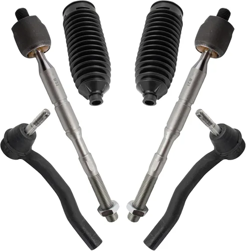 Vista 77 de TRQ Kit de dirección delantera con barra de acoplamiento de fuelle de piñón y cremallera compatible con Toyota Echo 2000-2005