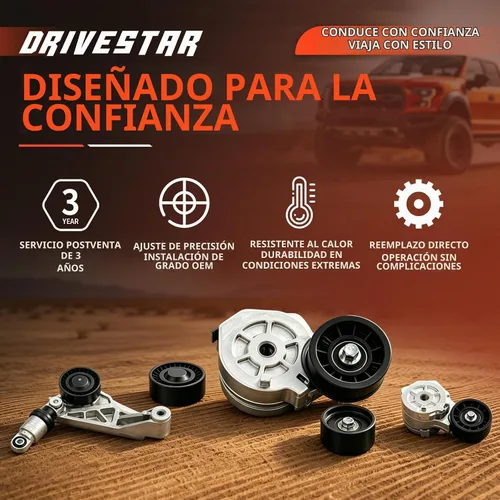 Vista 8 de 419-624 Polea tensora para Nissan Altima Maxima Murano Quest