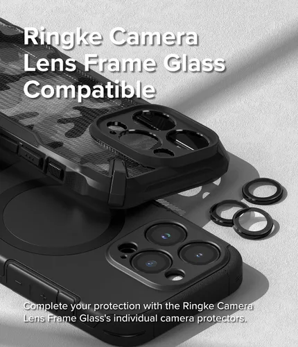 Vista 9 de Ringke Funda para iPhone 15 Pro [todo negro]