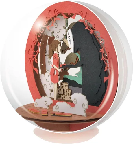Vista 2 de Ensky - Spirited Away - Un regalo de ninguna cara, artesanía de pelota de teatro de papel