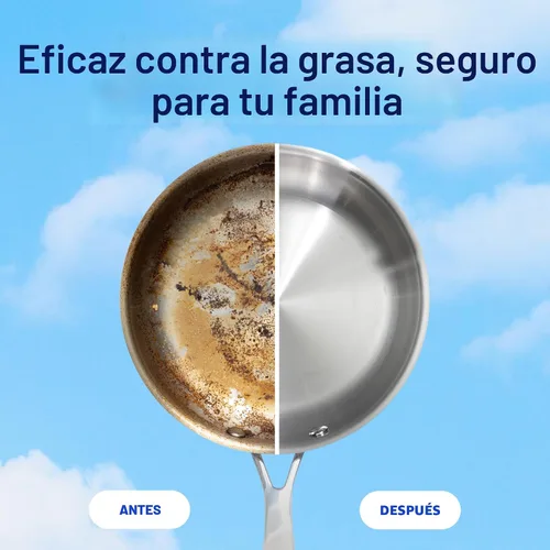 Vista 5 de BLUELAND - Juego de tabletas de detergente para lavavajillas 100% libres de plástico, cáscara de limón