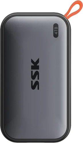 Vista 7 de SSK SSD externo de 250 GB, unidades de estado sólido externas SSD USB C de hasta 1050 MB/s, SSD portátil USB 3.2 Gen2 para iPhone 15/Pro, Windows