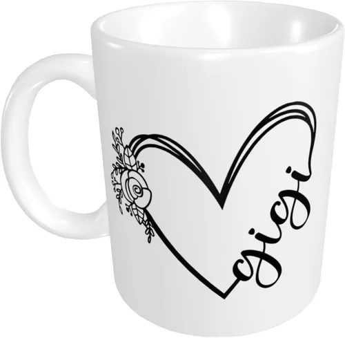 Vista 9 de Taza de café divertida de 11 onzas para regalar a la hermana, taza de té de cerámica para mujeres, regalo perfecto para el día de la madre, Navidad