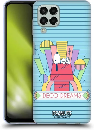 Vista 117 de Head Case Designs Snoopy Deco Dreams - Funda de gel con licencia oficial de Peanuts Blue Pattern [protección de grado militar] compatible con Google