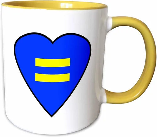 Vista 11 de 3dRose mug _ 124002 _ 3 " Gay Igualdad símbolo Magic transformando "taza, 11 oz, color blanco y negro No apllicable
