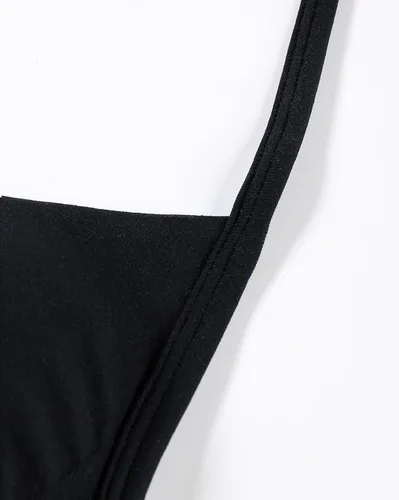 Vista 8 de AUROLA - Brasier deportivo Influence con tirantes delgados para mujer, brasier con relleno y tirantes de impacto sin espalda, para entrenamiento
