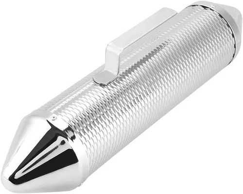 Vista 6 de Alomejor Guiro de metal, instrumento de percusión de acero inoxidable duradero con sonido fuerte con raspador para profesores de música