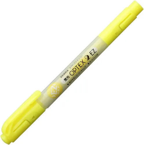Vista 5 de Zebra Optex 2 B-WKT11-BL - Resaltador, EZ, azul, 10 piezas