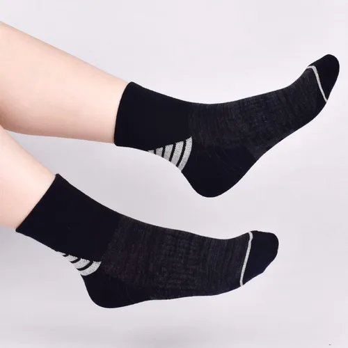 Vista 6 de J.WMEET Calcetines atléticos para mujer, calcetines acolchados para correr, senderismo, rendimiento, de algodón, paquete de 6