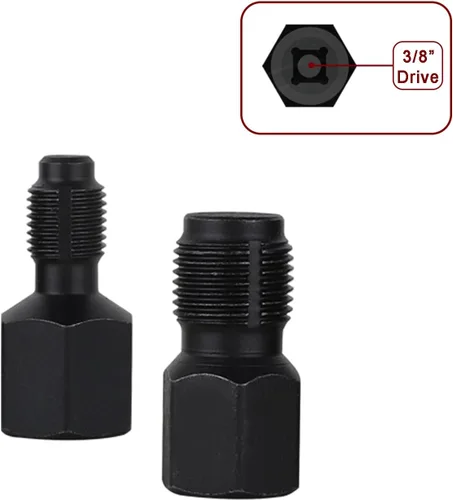 Vista 8 de Juego de herramientas de extracción de llave de enchufe con sensor de oxígeno automotriz de 5 piezas y juego de cazador