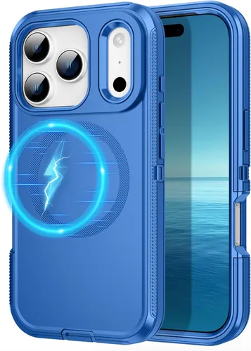 Vista 10 de Funda para iPhone 11, a prueba de golpes, caídas y polvo, protección de cuerpo completo de 3 capas, cubierta dura de alto impacto de alta Negro
