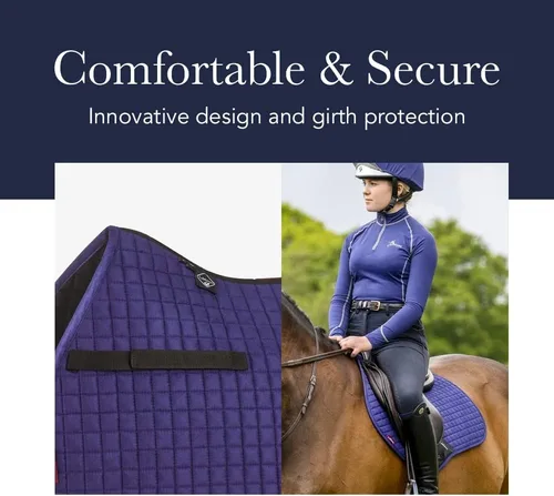 Vista 4 de LeMieux Almohadilla de sillín de uso general cuadrada - Almohadillas de sillín inglesas para caballos - Equipo y accesorios de equitación