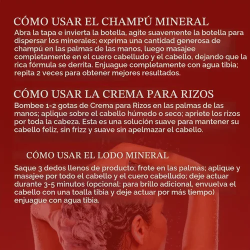 Vista 7 de Mineral Hair Care Kits – Shampoo, Mud & Treatments for All Hair Types