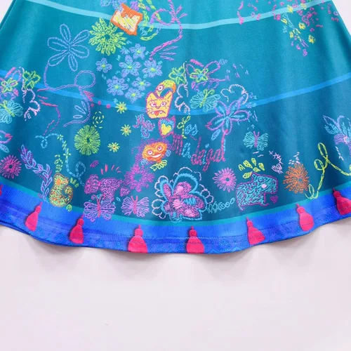 Vista 4 de Amarliben Girls Mirabel Dress Isabella Luisa Princess Costume Outfit Birthday Dresses Madrigal Magic Family Party Dress up