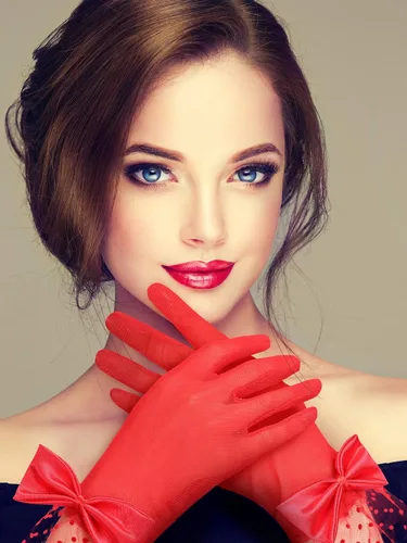 Vista 6 de Geyoga 3 pares de guantes de encaje con lazo de leopardo para mujeres y niñas, elegantes guantes cortos de seda, guantes de fiesta de té para cenas