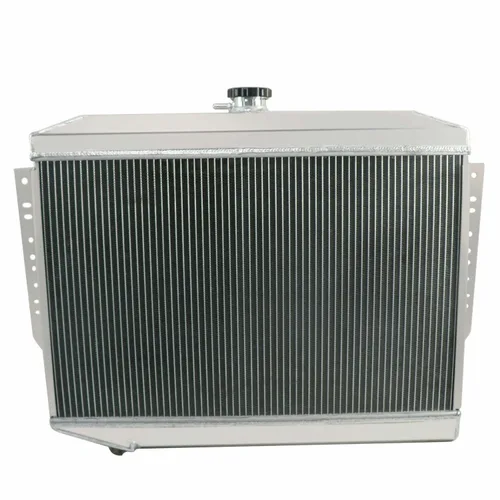 Vista 5 de Relé de ventilador de aluminio de 4 filas para Jeep Wagoneer Cherokee J10 J20 J-100 J-2500 J-2600 J-4600 J-4700 J-4800 5.9L/6.6L V8 1973 1974 1975