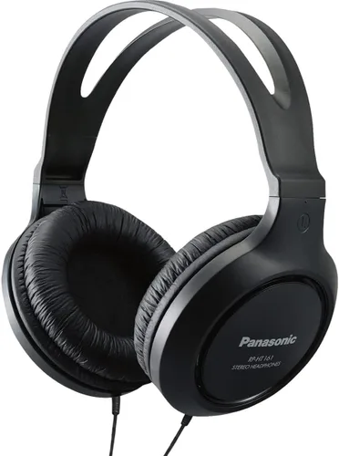 Vista 11 de Panasonic Auriculares ligeros con cable sobre la oreja con micrófono, sonido y XBS para extra graves, cable largo, conector de 3.5mm para teléfonos