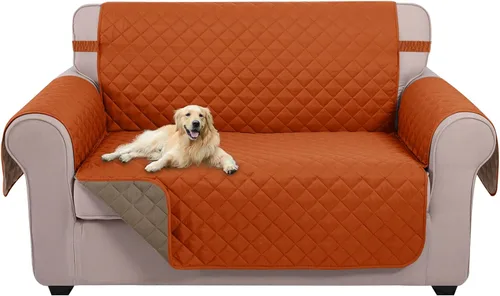 Vista 78 de U-NICE HOME Funda para sillón reclinable, reversible, con correas elásticas, resistente al agua, protege de perros y mascotas, sillón pequeño