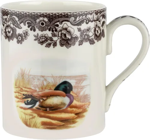 Vista 4 de Spode Taza Woodland, Black Bear, 16 onzas, taza de café con asa para bebidas calientes, ideal para té, chocolate caliente y otras bebidas calientes
