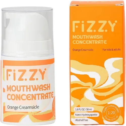 Vista 13 de Concentrado de enjuague bucal Fizzy Reparación de esmalte remineralizante, nano hidroxiapatita Tamaño de viaje 20 veces concentrado Sin flúor