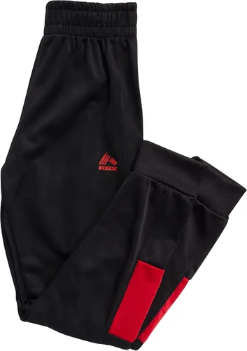 Vista 4 de RBX Conjunto deportivo para niño 4 piezas con capucha deportiva térmica y pantalones deportivos de tricot (8-12)