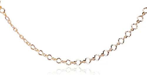 Vista 21 de JOE FOREMAN Cadena de latón de 39.4 in con oro de 14 quilates para collar y joyería, 39 pulgadas