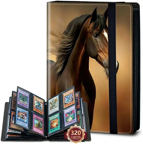 Vista 40 de Rossy Carpeta de tarjetas con 4 bolsillos, carpeta de tarjetas intercambiables, álbum de colección de tarjetas, para 160 tarjetas, carpeta